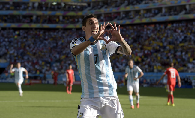 Argentina’s Angel Di Maria   AP-Yonhap