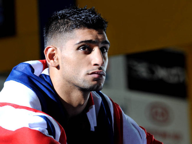 British boxer Amir Khan
