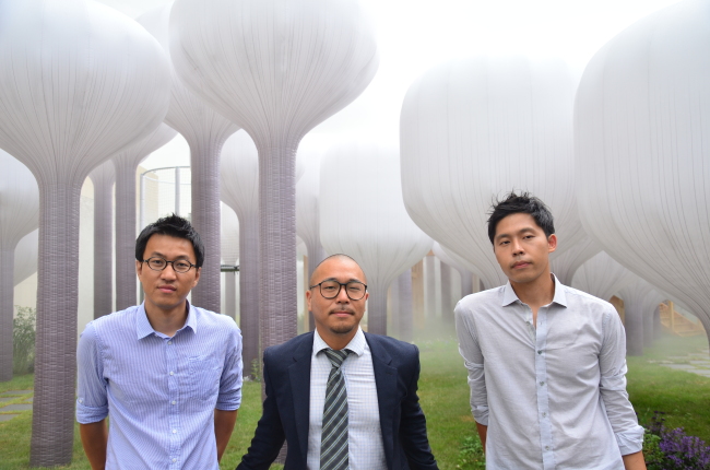 Moon Ji Bang, a project group of three young architects.   MMCA