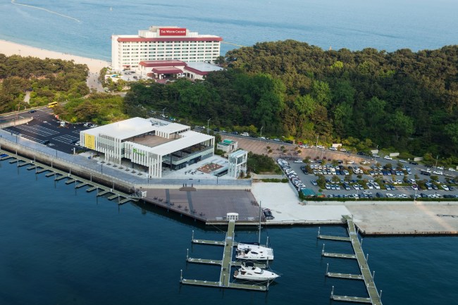 The Bay 101 in Haeundae.   Busan City Hall