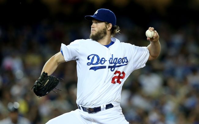 <YONHAP PHOTO-1288> LOS ANGELES, CA - JULY 10: Clayton Kershaw #22 of the Los Angeles Dodgers throws a pitch against the San Diego Padres at Dodger Stadium on July 10, 2014 in Los Angeles, California. Stephen Dunn/Getty Images/AFP== FOR NEWSPAPERS, INTERNET, TELCOS & TELEVISION USE ONLY ==../2014-07-11 14:44:39/ <저작권자 ⓒ 1980-2014 ㈜연합뉴스. 무단 전재 재배포 금지.>
Clayton Kershaw of the Los Angeles Dodgers throws a pitch against the San Diego Padres at Dodger Stadium in Los Angeles, California, Thursday.   AFP-Yonhap
Clayton Kershaw of the Los Angeles Dodgers throws a pitch against the San Diego Padres at Dodger Stadium in Los Angeles, California, Thursday.   AFP-Yonhap