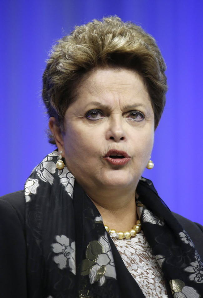 Brazilian President Dilma Rousseff.    Bloomberg