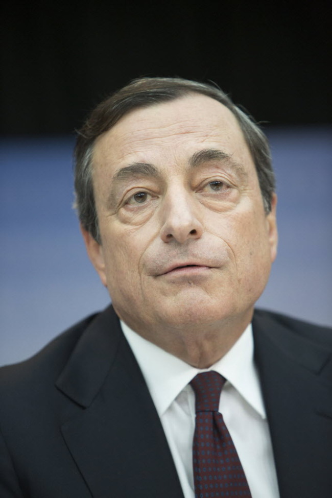 European Central Bank head Mario Draghi.   Bloomberg