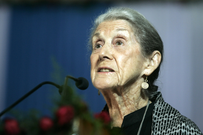 Nadine Gordimer.   AP-Yonhap