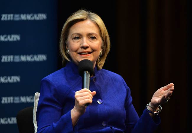 Former U.S. Secretary of State Hillary Clinton.   AFP-Yonhap