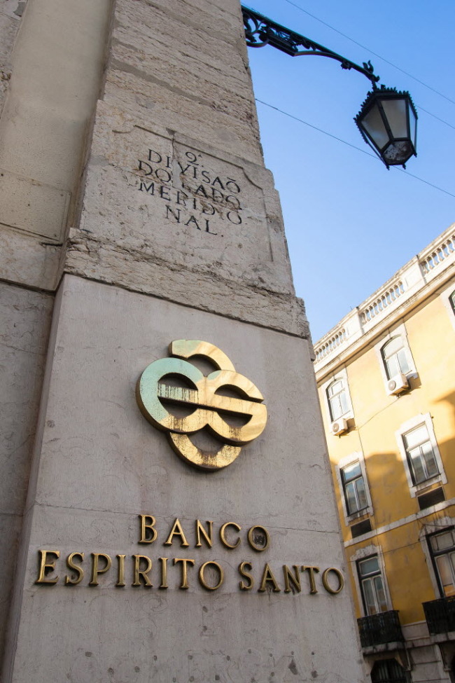A Banco Espirito Santo bank branch in Lisbon.   Bloomberg