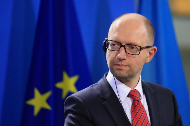 Ukraine Premier Arseniy Yatsenyuk.   Bloomberg