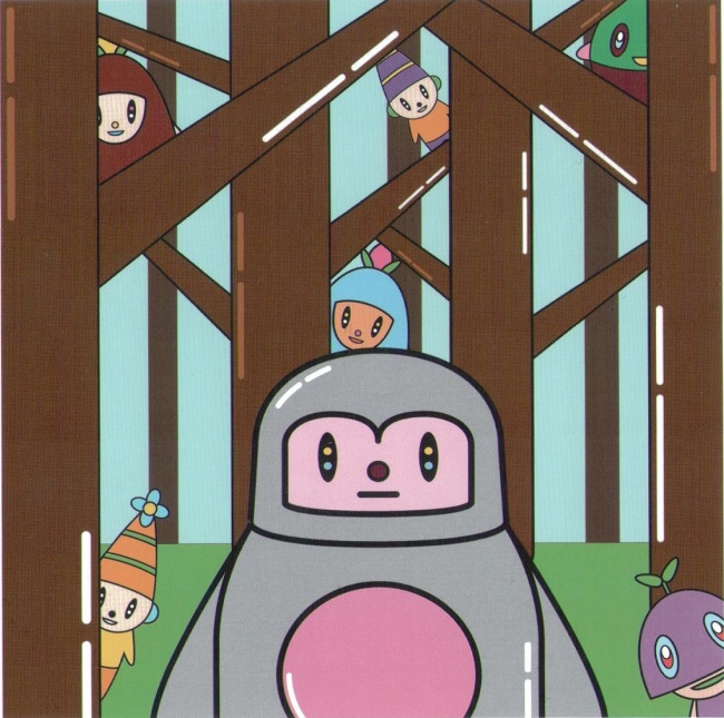 숲속의 예티, 렌티큘라, 64×64㎝, 2014
[사진제공=서울옥션]
