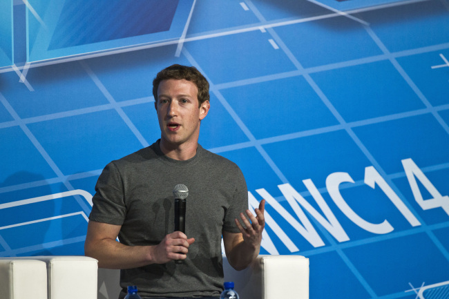 Mark Zuckerberg, chief executive officer of Facebook Inc.   Bloomberg