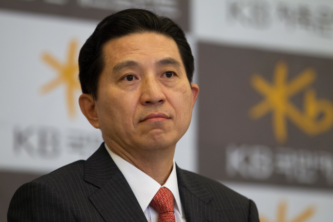 KB Financial Group chairman Lim Young-rok.   Bloomberg