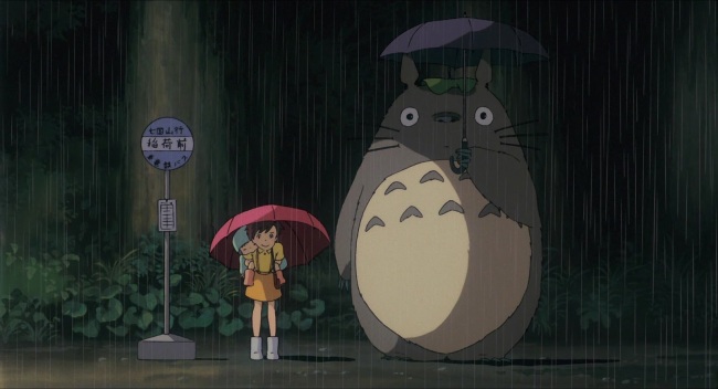 A scene from “My Neighbor Totoro.” Studio Ghibli