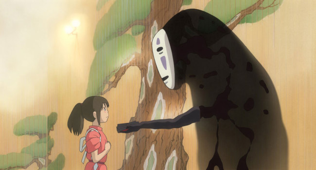A scene from “Spirited Away.” Studio Ghibli