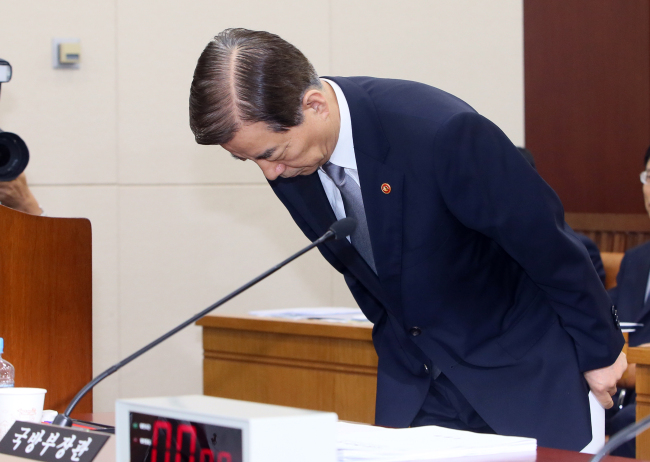 Defense Minister Han Min-koo