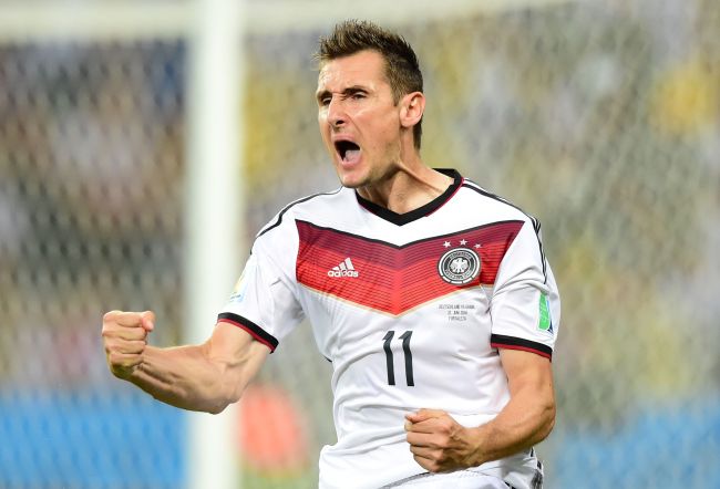 Germany’s forward Miroslav Klose   AFP-Yonhap