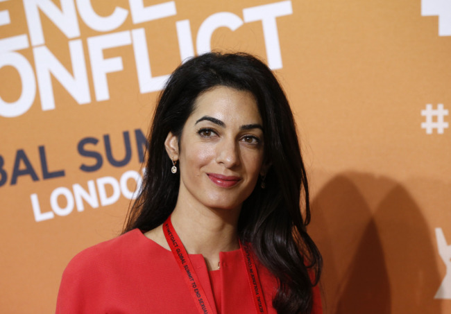 Amal Alamuddin.   AP
Amal Alamuddin.   AP