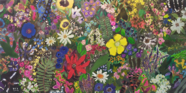 환타지아-여름, 250X124㎝, 아르슈 지에 수채, 2014
[사진제공=선갤러리]