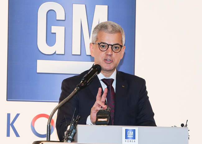 GM Korea CEO Sergio Rocha. GM Korea