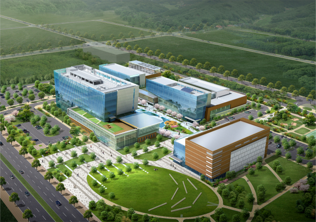 Osong High-tech Composite Medical Complex.  Osong Bio Industry Expo Organizing Committee