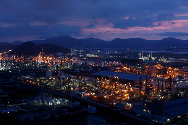 The Yeosu Industrial Complex in Yeosu, South Jeolla Province.   Bloomberg