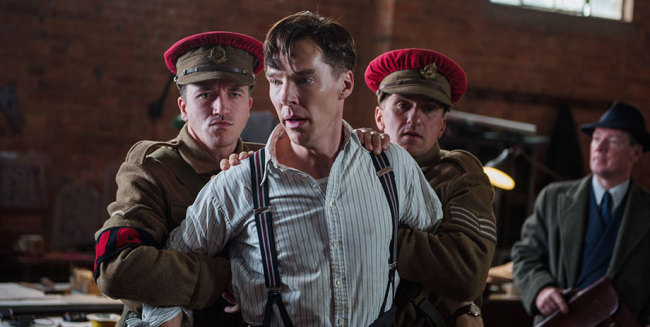 A scene from the film “The Imitation Game.”   AP