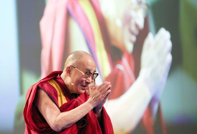 The Dalai Lama, spiritual leader of Tibet.   EPA-Yonhap