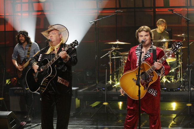 Kyle Gass (left) and Jack Black of Tenacious D.   Tenacious D official website