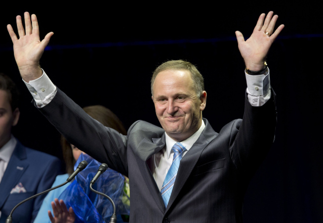 New Zealand Prime Minister John Key.    AP-Yonhap