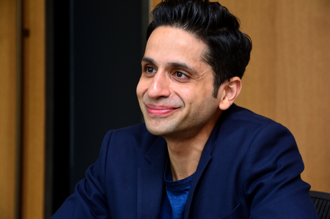 Amit Sood, director of Google Cultural Institute, talks during an interview with The Korea Herald in Seoul.   Yoon Byung-chan/The Korea Herald