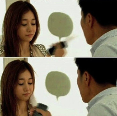 Sera, former member of Nine Muses, and Star Empire CEO Shin Ju-hak. (online community)