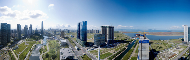 A panoramic view of Songdo, an emerging international city under construction in the Incheon Free Economic zone    IFEZ