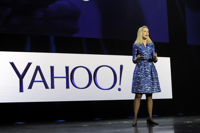 Yahoo CEO Marissa Mayer.   Bloomberg