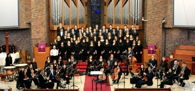 Camarata Music Company’s full choir and orchestra.   CMC