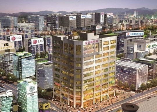 강서구 마곡2지구 B8-6블록의 근린상가인 ‘마곡열린프라자’는 지하5∼지상 11층 규모로 발산역세권이라는 입지적 장점과 수익률 확정보장제 등으로 주목받고 있다.