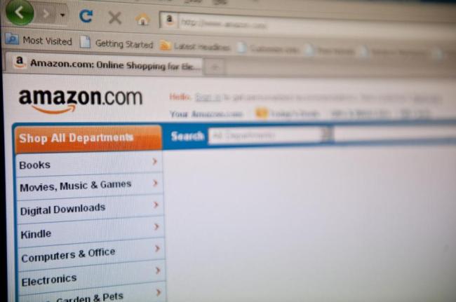 Amazon’s home page   AFP-Yonhap