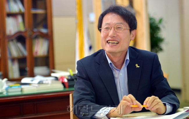 조희연 서울시교육감<br />김명섭 기자 msiron@heraldcorp.com