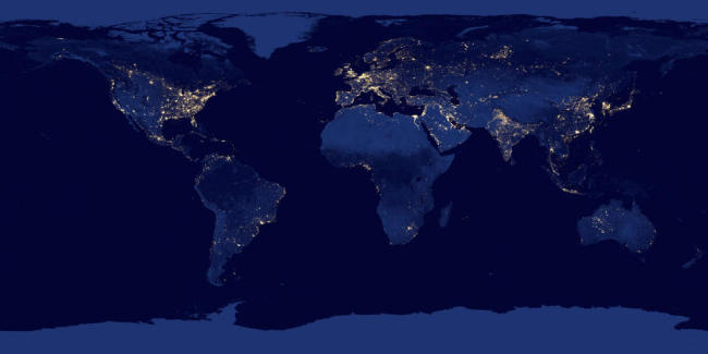 NASA’s image of Earth   AP-Yonhap