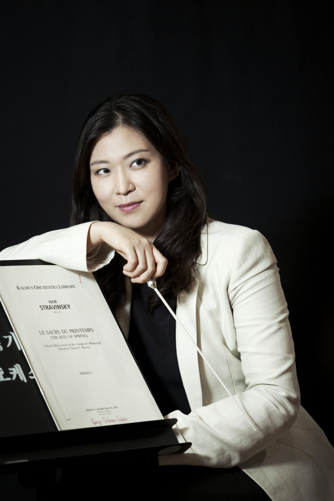 Conductor Sung Shi-yeon of the Gyeonggi Philharmonic Orchestra
(Korea Mecenat Association)