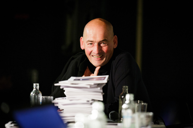 Rem Koolhaas.
Courtesy of OMA/Photography by Fred Ernst