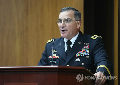 USFK commander Curtis Scaparrotti