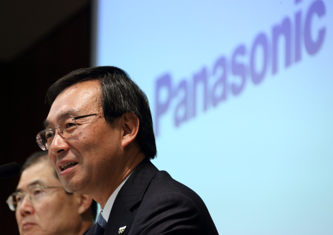 Kazuhiro Tsuga, president of Panasonic Corp.   Bloomberg