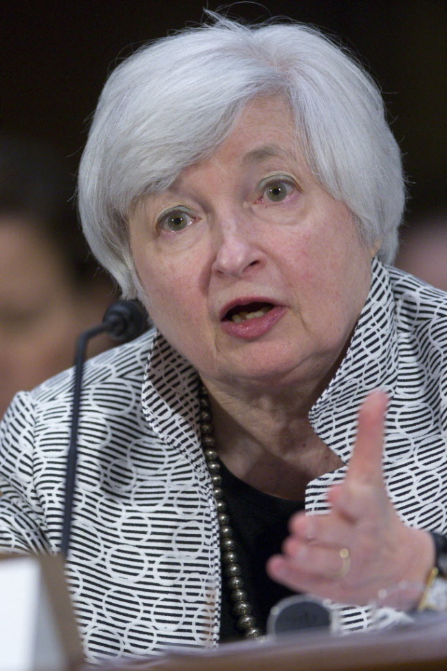 Fed Chair Janet Yellen.    Bloomberg