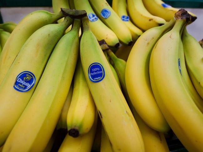 Chiquita bananas for sale at a Washington, D.C., market.   AFP-Yonhap