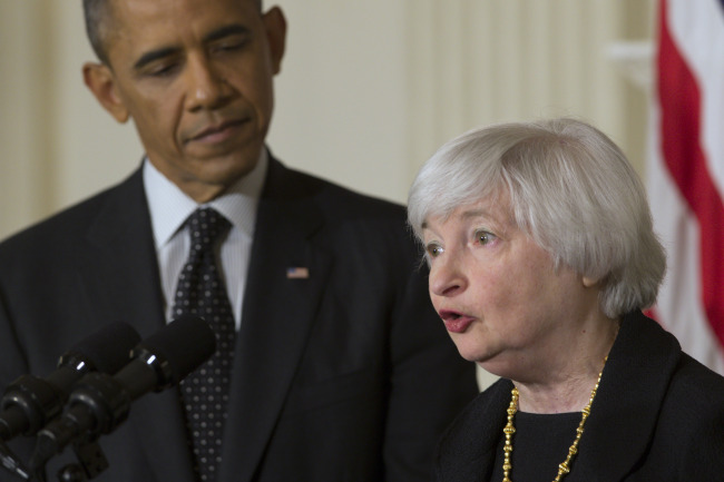 Fed Chair Janet Yellen and U.S. President Barack Obama.   Bloomberg
