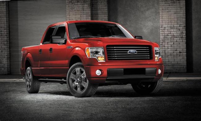 The 2014 Ford F-150 STX SuperCrew truck.   AP