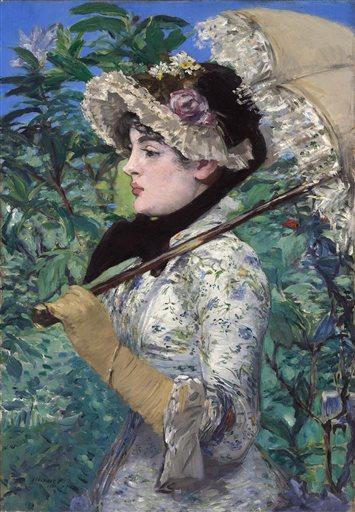 French Impressionist Edouard Manet’s “Spring.”   AP