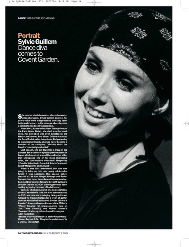 Sylvie Guillem.   Sylvie Guillem Facebook