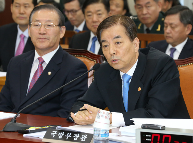 Defense Minister Han Min-koo (Yonhap)
