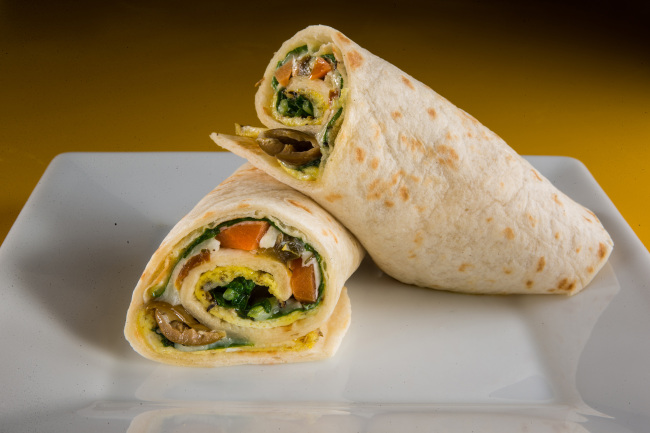 Microwave egg rollup (MCT)