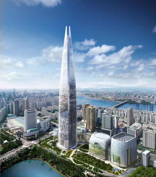 [Lotte World Tower] Year of establishment: 2016 (due), No. of floors: 123, Current owner: Lotte Group