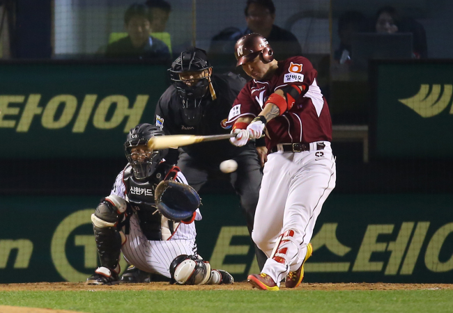 Nexen first baseman Park Byung-ho.   Yonhap
